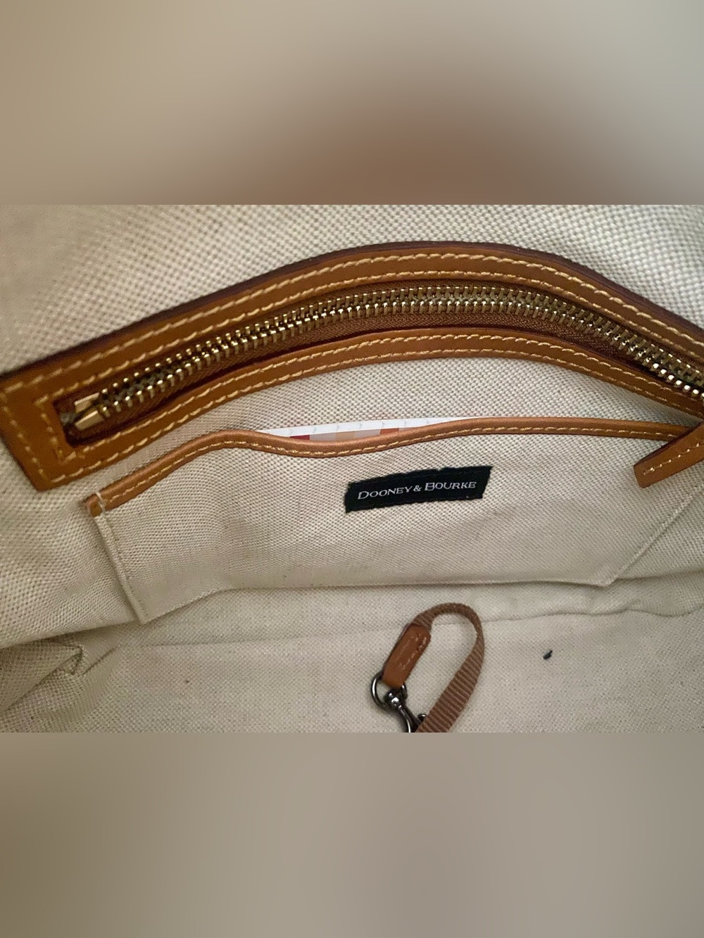 Dooney & Bourke Blue Suede Hobo Bag - Picture 6 of 7